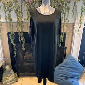 b Boutique black cooling cold shoulder dress XL